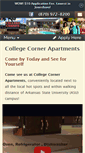 Mobile Screenshot of collegecornerapartments.com